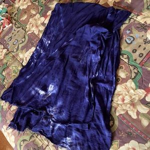 Lemlem indigo shibori dye wrap scarf